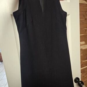 White House Black Market Black Sleeveless Shift Dress